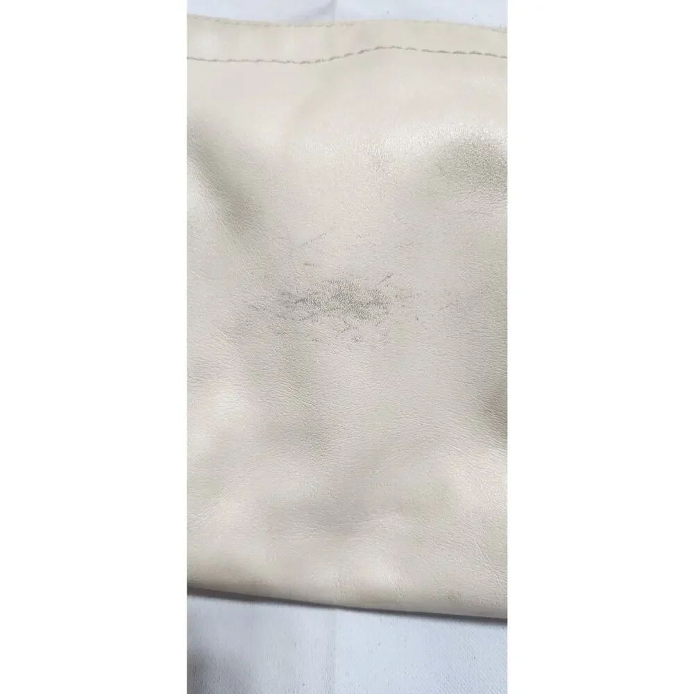 COACH‎ Ivory/Brown Leather Turn Lock Pocket Swingpack Crossbody No Hangtag
